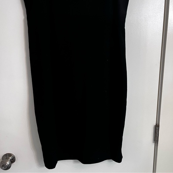 Charter Club Black Beaded Sleeveless High Neck Knee Dress Pencil Dress Size 10 - Picture 4 of 6